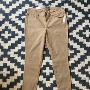 Old Navy Tan Pants Rockstar Super Skinny Size 16